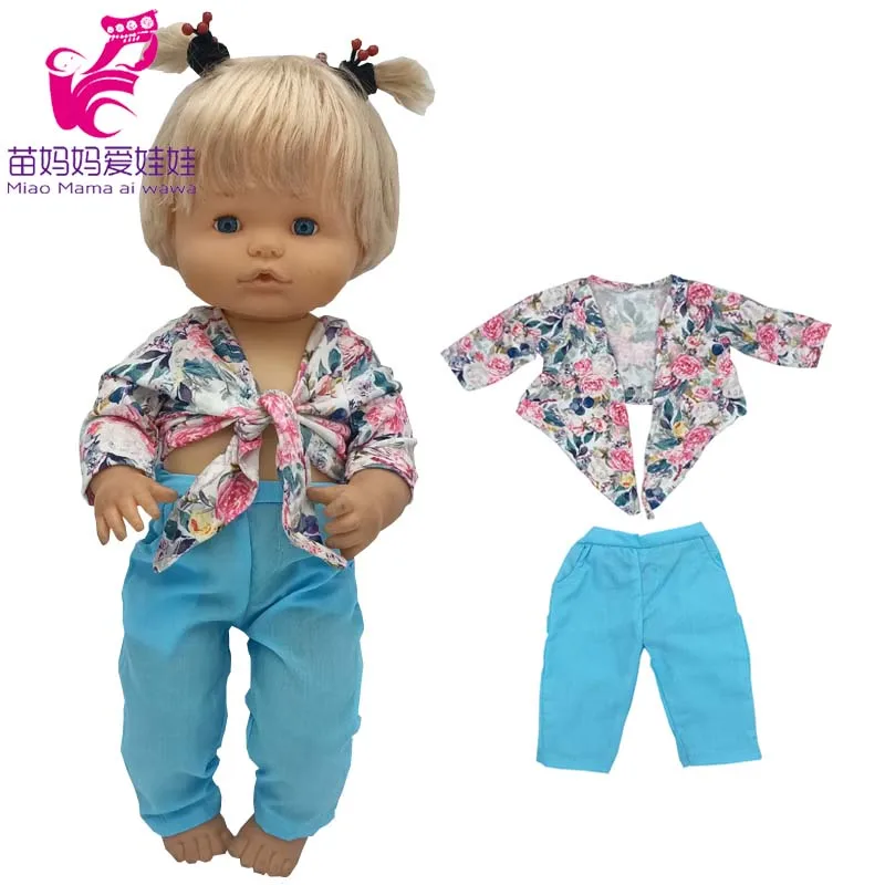 43cm Doll Clothes Coat Nenuco Ropa Y Su Hermanita 17 Inch Baby Dolls Jacket Children Girl Birthday Gifts