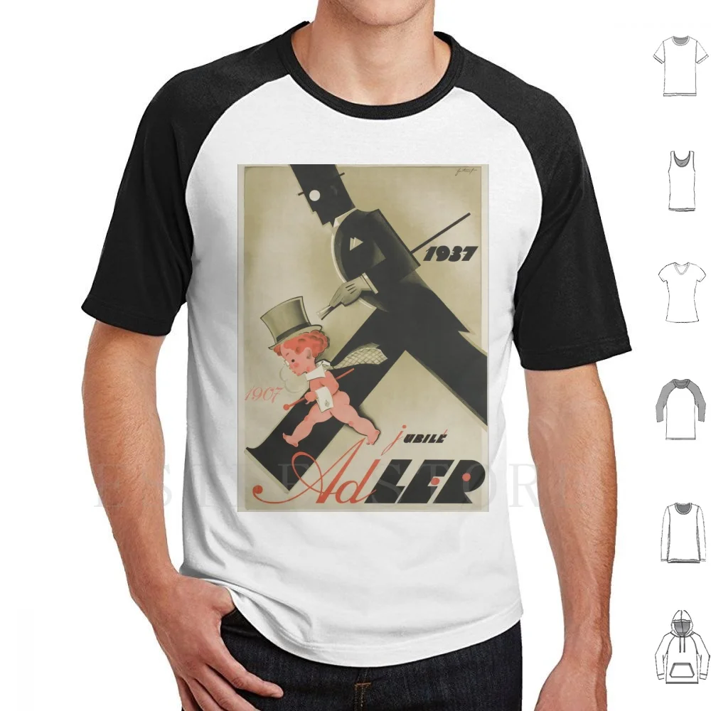 Noel Fontanet-Jubilé, 1937, cartel Art Deco, camiseta de algodón para hombres, impresión DIY, 1920, 1930, década de 1930, arte artístico, obra de arte