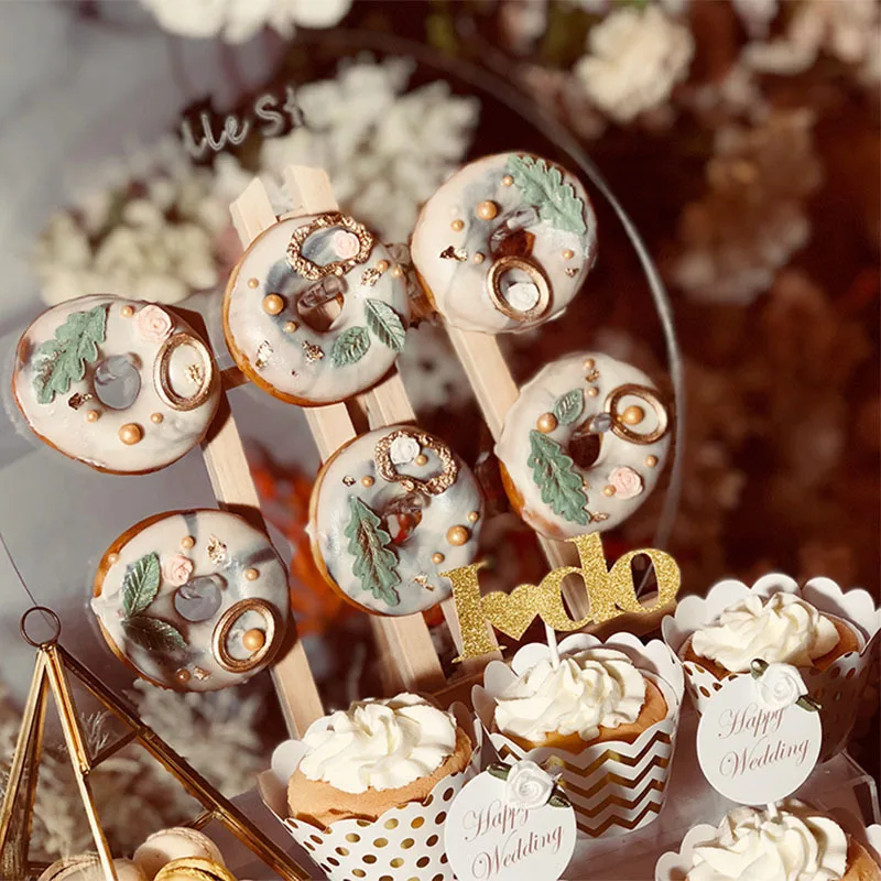 

Acrylic Cake Donuts Display Stand Decorations Transparent Dessert Rack Wedding Birthday Party Supplies