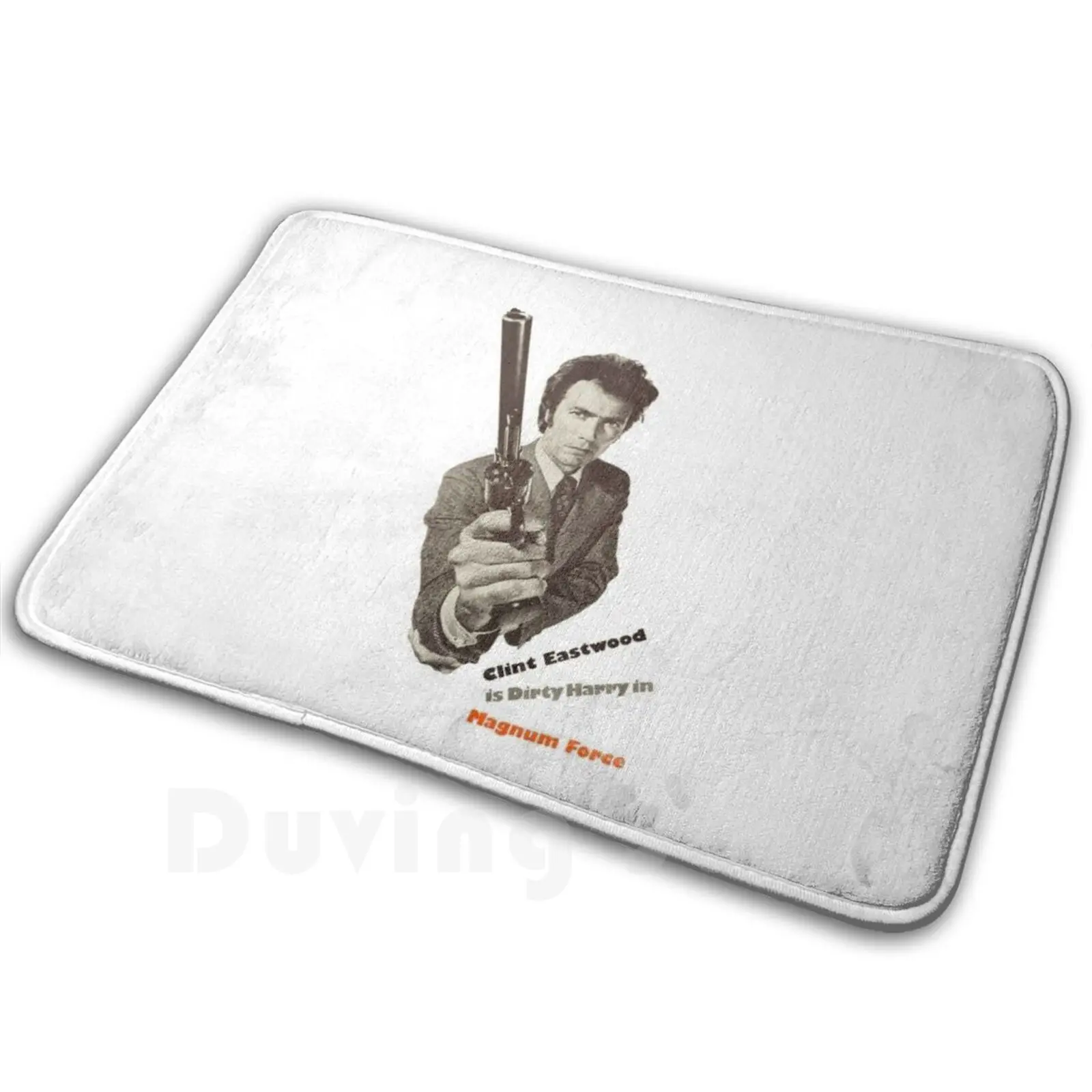 Dirty Harry By Clint Carpet Mat Rug Cushion Soft Non-Slip Clint Eastwood Clint Western Eastwood Cowboy Movie Good Bad