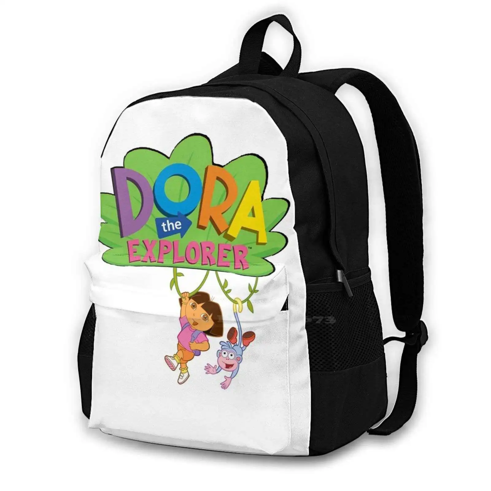 New Arrivals Unisex Bags Casual Bag Backpack Dora Cartoon Tv Show Kids Children Awesome Cool Neat Fun Boots Monkey