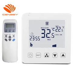 Wifi Smart Thermostat Air Conditioning Thermostat Three Speed Remote Control Switch Fan Coil Unit Room Temperature Controller