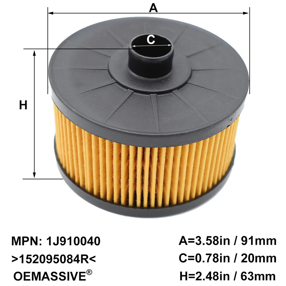 152095084R Oil Filter For Dacia Dokker Lodgy Sandero Nissan Juke Pulsar Renault Captur Clio Kadjar Megane Smart Forfour