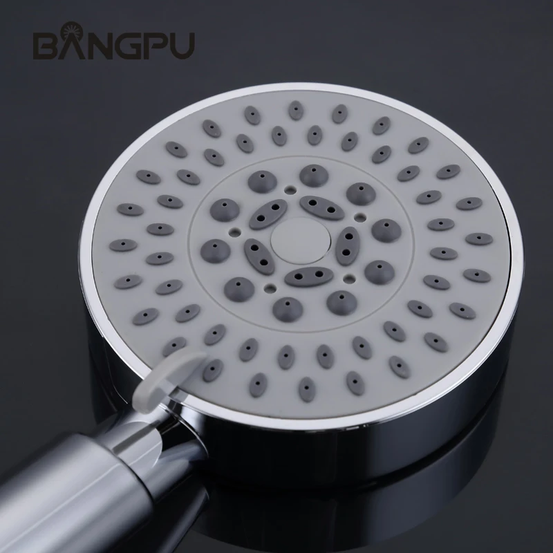 BANGPU High Pressure Rainfall Shower Head Multi Function Hand Shower Adjustable Spa Shower Head Save Water Handheld Shower