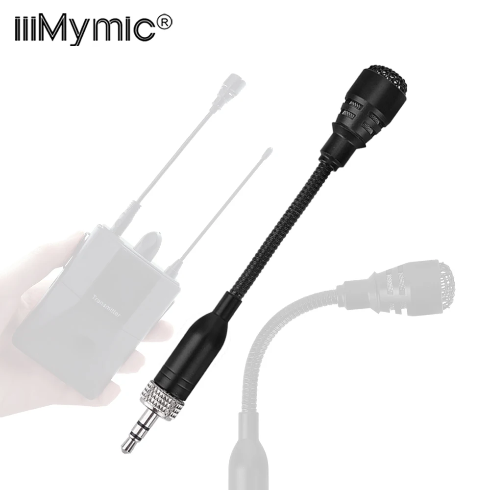 Professional Handheld Style Unidirectional Condenser Microphone For Sennheiser Wireless BodyPack Transmitter 3.5 mm Lockable Mic