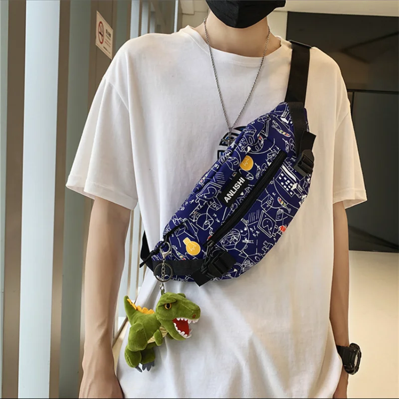 New Design Chest Bag Women Men Sports Multifunctional Waist Bag Couple Shoulder Messenger Bag Fashion Korean Fashion Bag