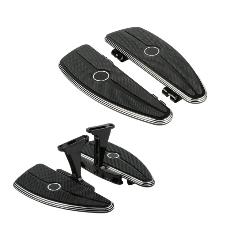 Motorcycle Driver Passenger Floorboard Kit For Harley Touring Road King Street Electra Glide 1986-2021 Front Rear