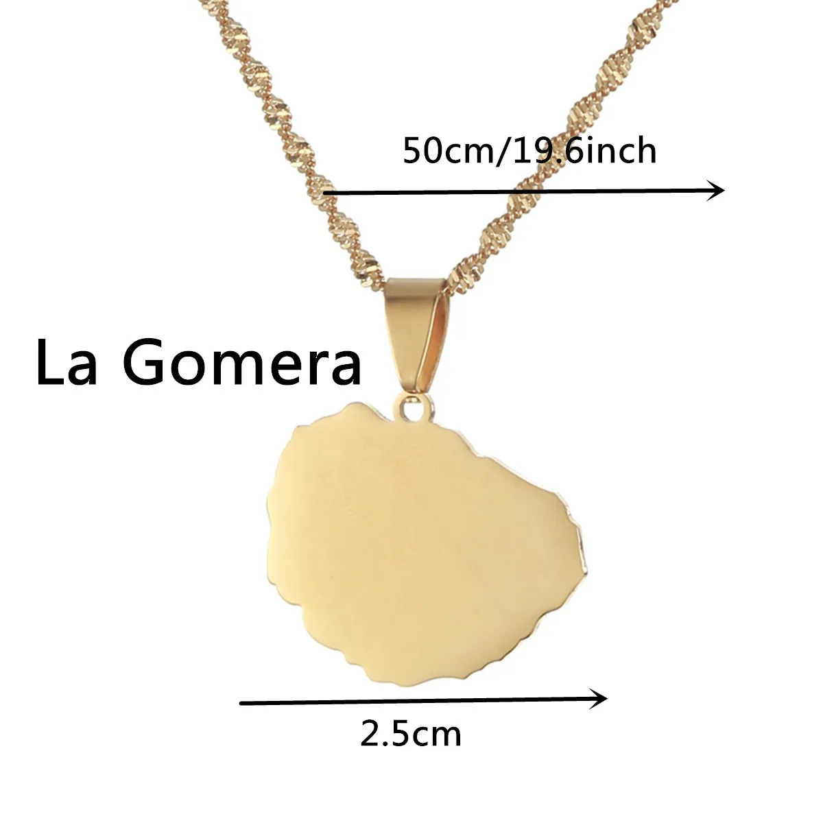 Spain Canary Islands Tenerife/Gran Canaria/Fuerteventura/La palma/Lanzarote Pendant Necklaces Women Girl Jewelry