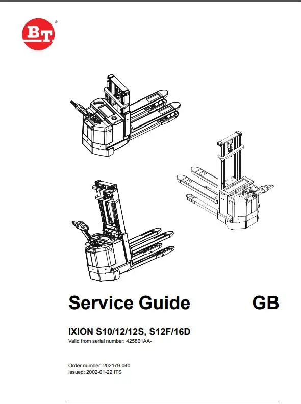 خدمة رافعة شوكية BT 2019 & دليل جزء PDF 9GB #4
