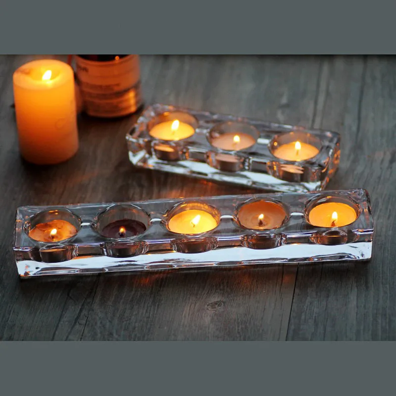 Nordic Simple Candle Holder Long Table Dining Portavelas Decorative Decoracion Hogar Moderno Bougeoir Candelabros Decorativos