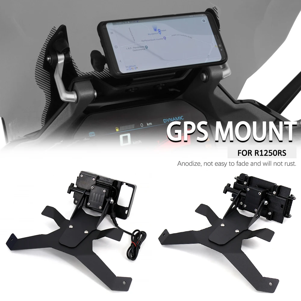 

New 2021 For BMW R 1250 RS r1250rs Motorcycle windshield Stand Holder Phone Mobile Phone GPS Navigation Plate Bracket R1250RS