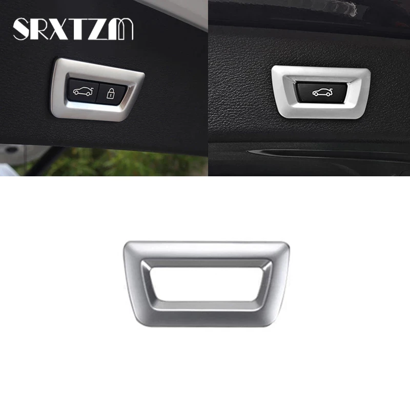 Chrome Tail Door Button Cover Trim Sticker For BMW X1 f48 X3 f25 X4 f26 X5 f15 X6 3 Series f30 F34 F36 F10 G30 Car Accessories