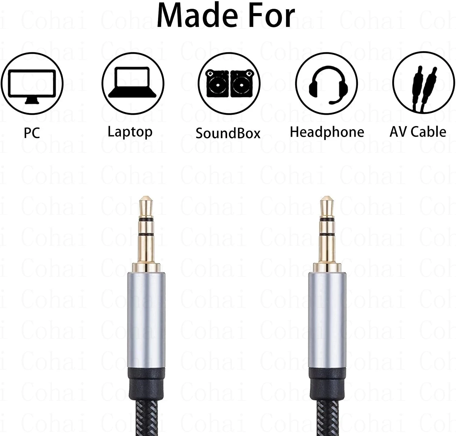 Aux Cable Speaker Wire 3.5mm Jack Audio Cable For Car Headphone Adapter Male Jack to Jack 3.5 mm Cord For Samsung Xiaomi