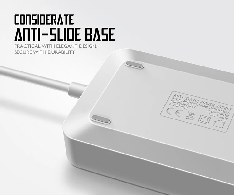 Cavo di prolunga UK power strip USB