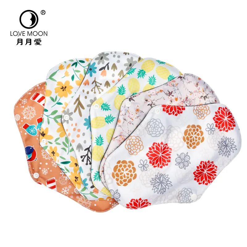 11 Pcs Menstrual Panties Gasket Feminine Hygiene Vagina Care Menstrual Pad Reusable Pads Cloth Sanitary Napkin Package.