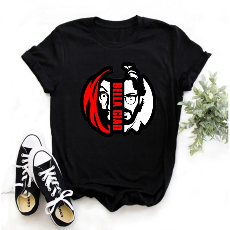 Mayos Summer Women's T-shirt Aesthetic Bratz Letter T-shirt Women Casual Black Top Fashion Short Sleeve T-shirt Women Clothing