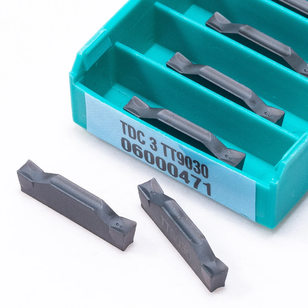 Hard Alloy Blade Grooving Tools TDC2 TDC3 TDC4 TT9030 Carbide Inserts TaeguTec Slotting TDC 2 3 4 CNC Lathe Tools Turning Tools