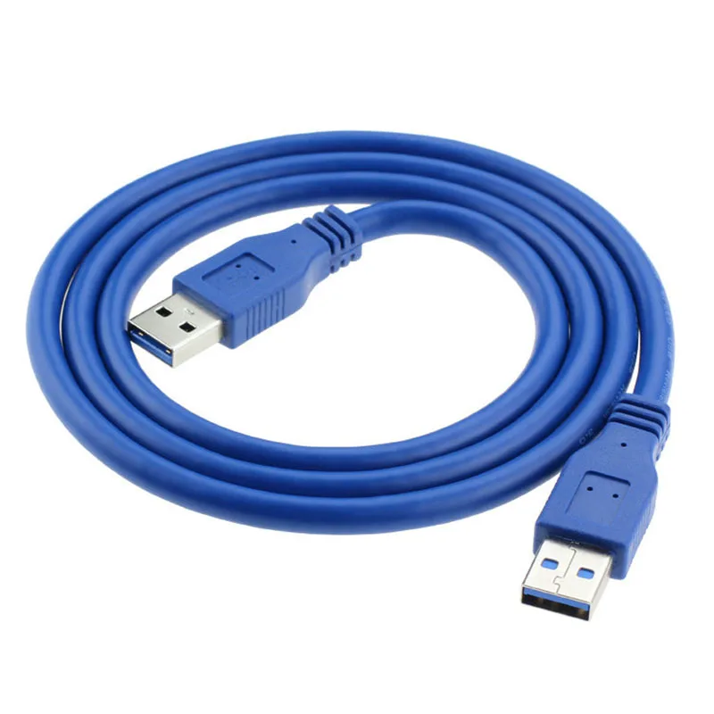 USB3.0 Data Transfer Cable USB 3.0 Type A Male to Male Cable Fast Speed USB Extender Cable for Radiator PC Hard Disk Webcom 0.3m