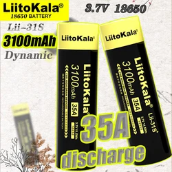 Liitokala Lii31S 18650 lithium battery 3.7VLi-ion  rechargeable battery  light headlamp  torch flashlight 18650 battery