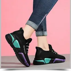 Buty do biegania dla kobiet 2020 gorąca sprzedaż lato oddychająca miękka buty sportowe z siatką przepuszczającą powietrze kobiety Walking Jogging trenerzy Chaussures Femme