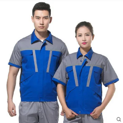 

Short sleeve engineering vehicle maintenance and repair labor insurance under workshop ChangFu absorb sweat breathe freely