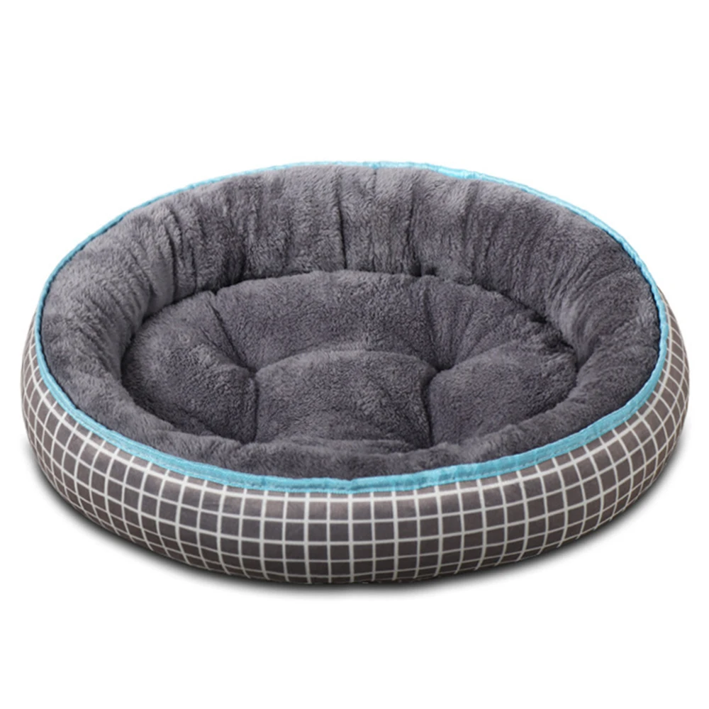 70cm Dog Bed for Small Medium Dogs Cushion Soft Cotton Winter Basket Warm Sofa House Washable Bed Dog Accessories Pet Supplies