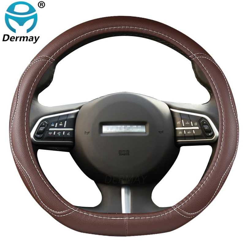 for Haval F7 F7X F5 PU Leather Car Steering Wheel Cover D Shape Auto Accessories interior Fast Shipping