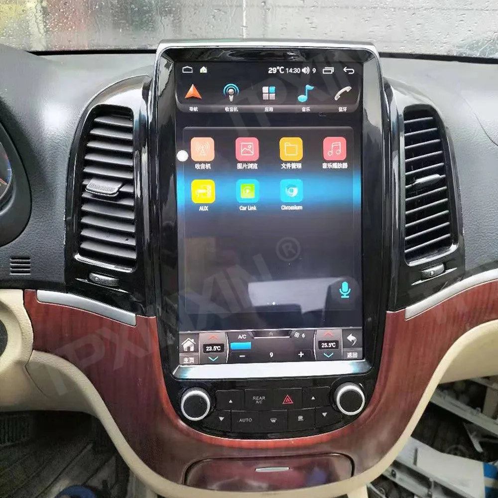 

6G + 128G Android 11 для Hyundai Santa Fe 2006-2012 автомобильный GPS-навигатор головное устройство Автомобильное стерео радио магнитофон мультимедиа IPS DSP