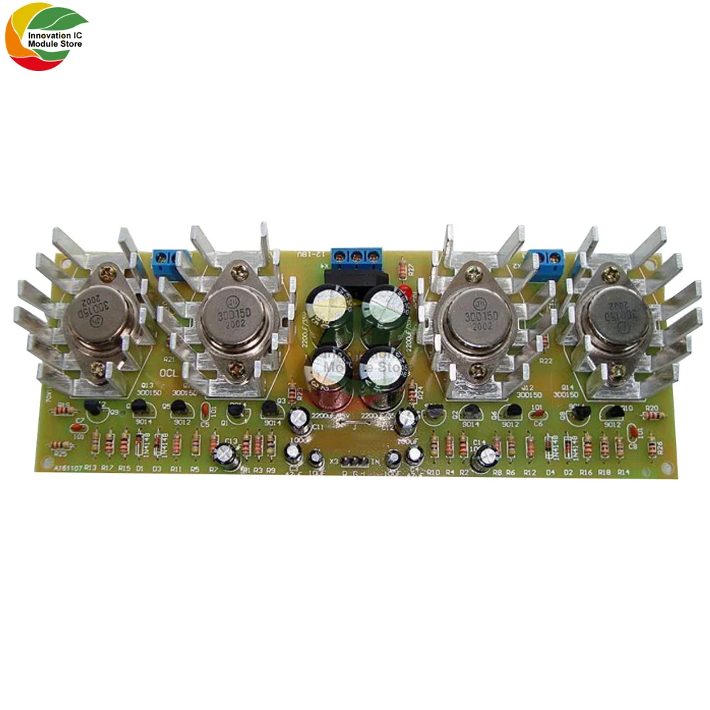 Módulo amplificador de potencia OCL de alta potencia, piezas electrónicas, placa de sonido estéreo de 2 canales, Kit de experimento electrónico, 100w x 2