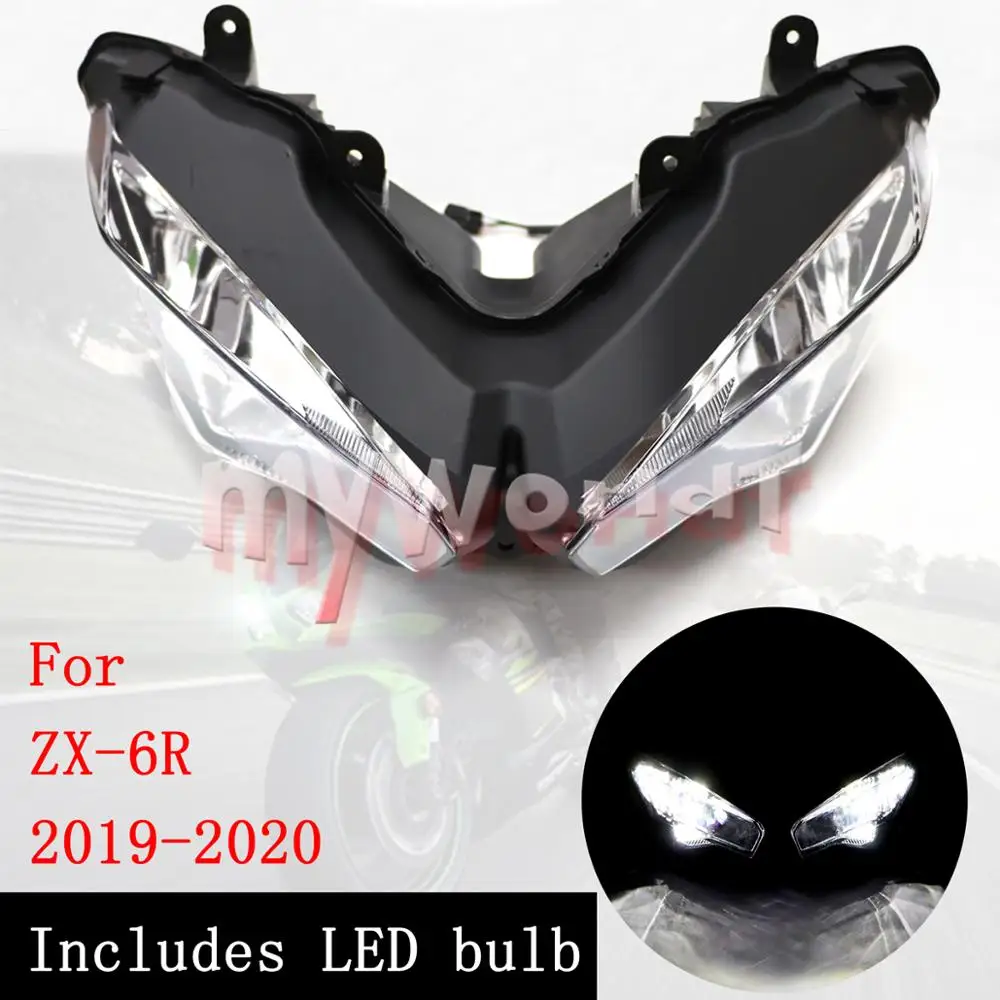 Kolmio-LAM LED Headlight for Kawasaki Ninja 636 ZX6R 2019-2023