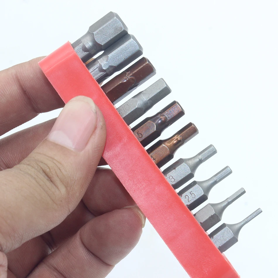 long 25mm S2 alloy steel Hex Head Screwdriver Bits 1/4 Inch Hex Magnetic Electric Screwdriver Tools