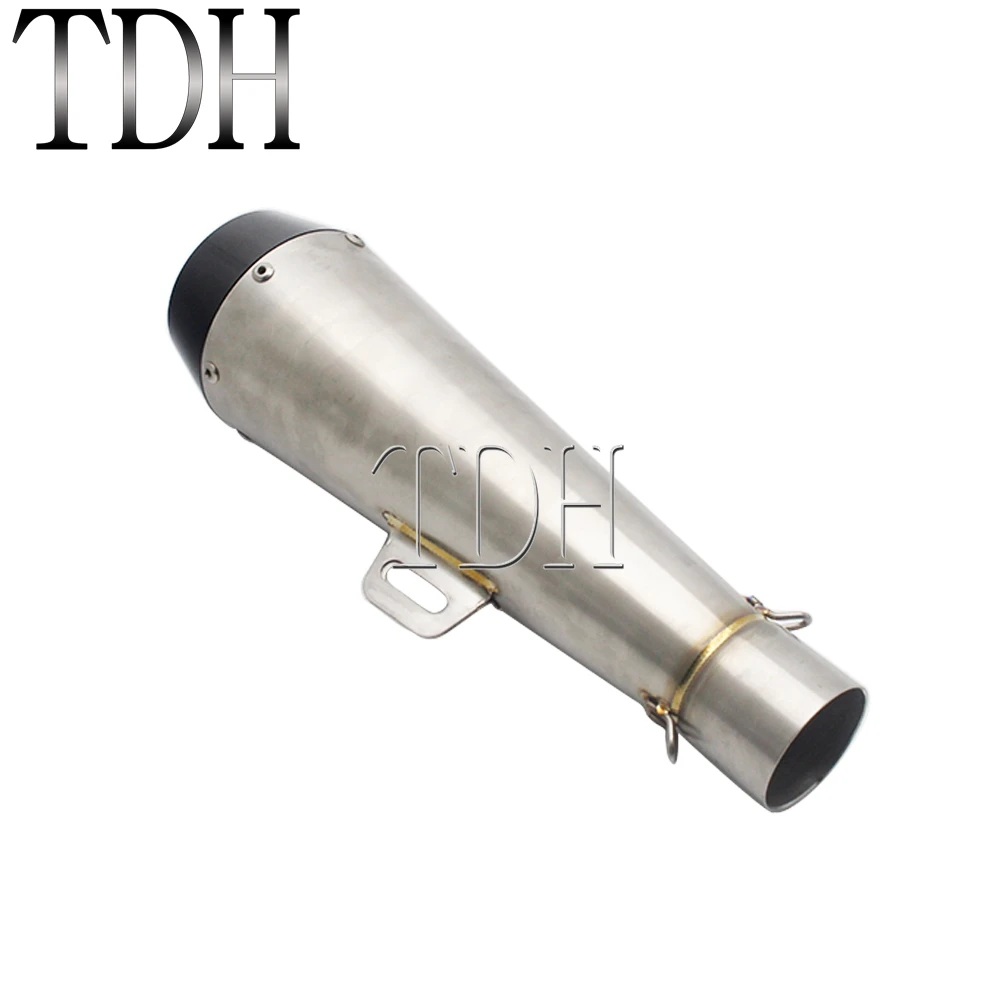 الفولاذ الألومنيوم دراجة نارية العادم Pipe الأنابيب 35 مللي متر-58 مللي متر مقهى المتسابق الترابية دراجة الشارع دراجة موتوكروس الأنابيب SC العادم #4