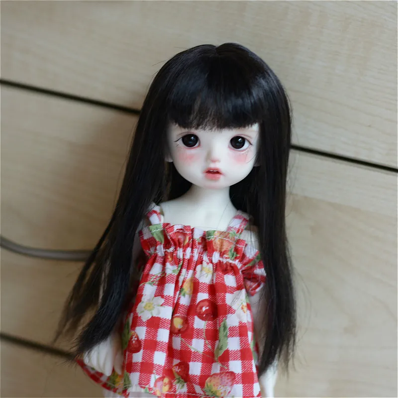 Blythes doll wig is suitable for the fashionable new 1/6BJD 1/3 1/4 1/6 1/8hair with long curly fringe and super soft silk wig