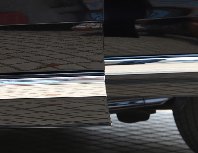 Car Accessories For Volvo XC90 2015 2016 2017 2018 2019 2020 ABS Chrome Side Door Body Molding Strips Cover Trim 4pcs