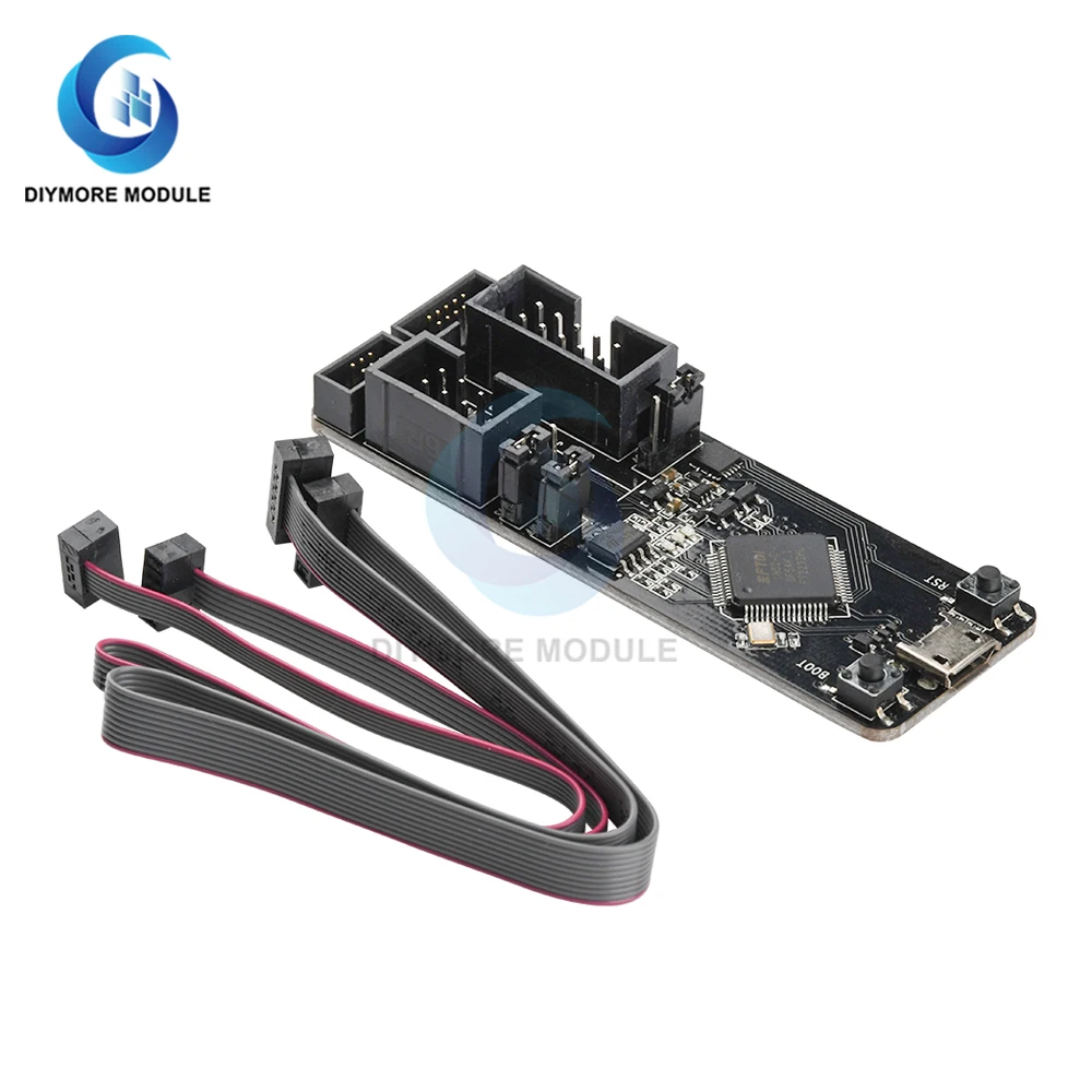 ESP-Prog Development Board Debugger Programmer Downloader Micro USB 5V Output with JTAG Cable for Arduino ESP32