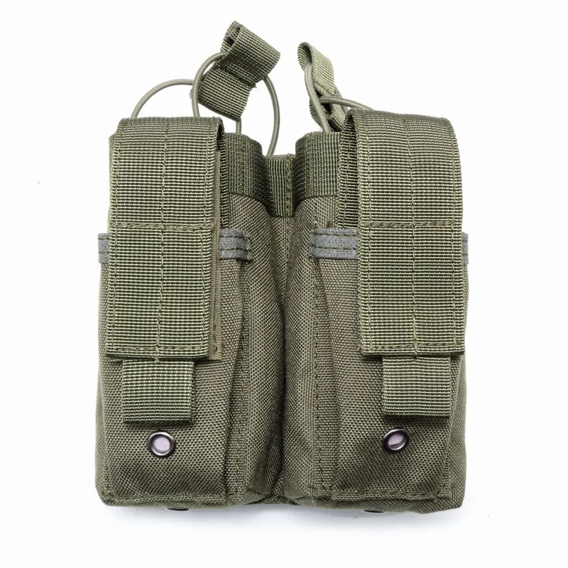 

Airsoft Tactical Molle Double Magazine Pouch Holster Open-Top Hunting Mag Holder Waist Bag