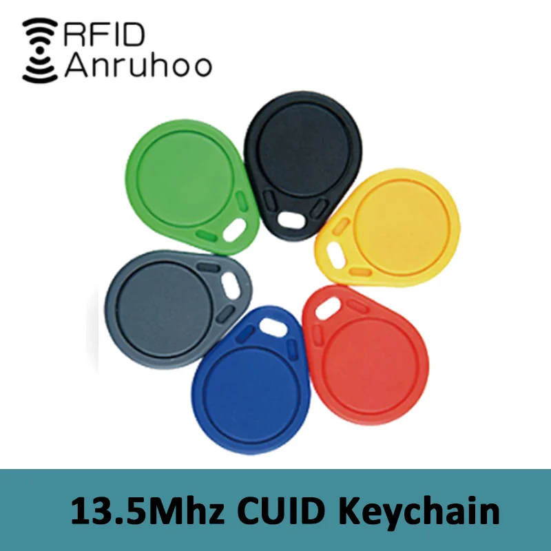 5/10PCS RFID Anti-Shielding Keychain Fob CUID Smart Chip Card 13.56Mhz Rewritable Copy Cloning Label Badge Copier Duplicator