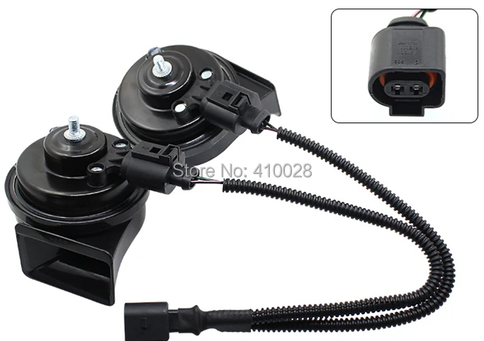 worldgolden 1pcs Car Horn Speaker Adapter Pigtail Socket  two special line beam horn Wiring Harness for vw for audi for hyundai
