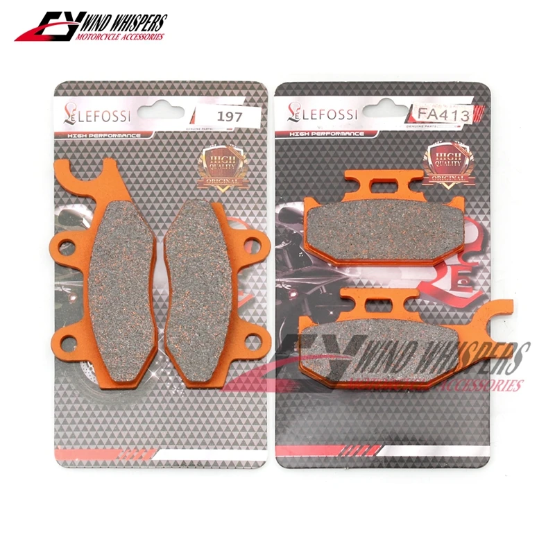 Front Rear Brake Pads For Suzuki UH 125 200 L4-L6 Burgman 2014-2016 UH125 UH200 AL4-AL8 ABS 2014-2021