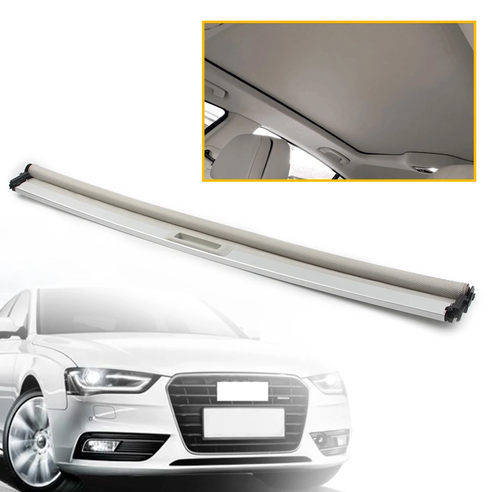 For AUDI A5 Quattro Car Sunroof Sun Shade Curtain Cover 2008 2009 2010 2011 2012 2013 2014 2015 2016 2017 8T0877307 Gray