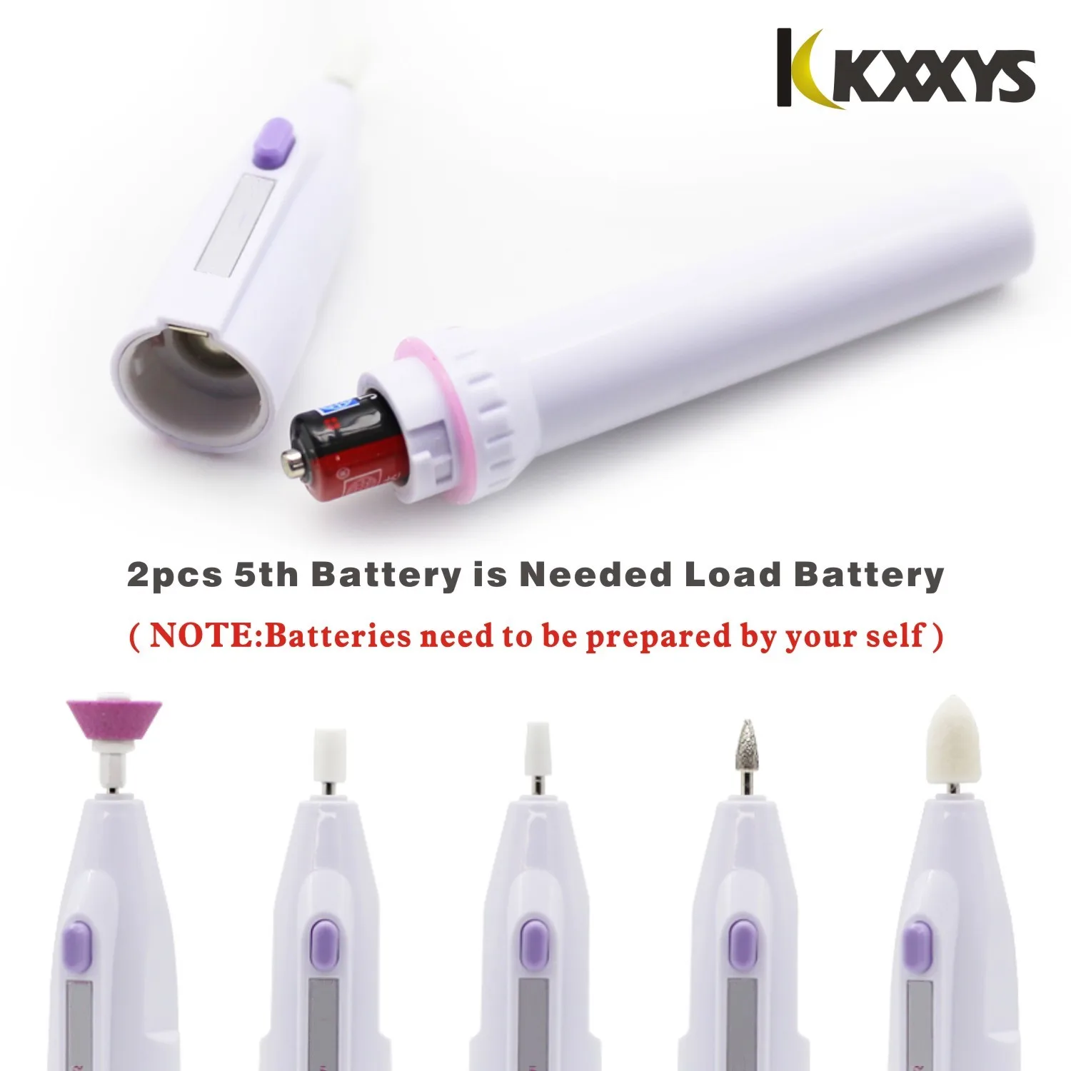 5-in-1 Electric Nail Drill Kit – Portable Manicure Pen, Grinding & Polishing Tool for Home & Salon Use