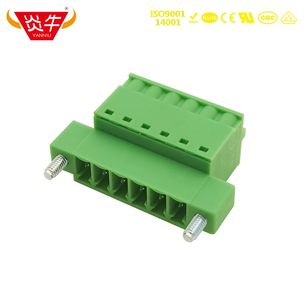 10Pcs 3.5mm REVERSE PLUG 15EDGKDRM KF2EDGKDRM 3.5 2P ~ 12P PCB CONNECTOR PLUG-IN TERMINAL BlOCK FKIC 1,5 ST PHOENIX CONTACT