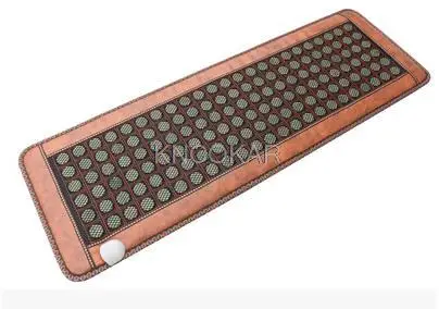 Натуральный Нефритовый камень, 6 рядов, терапия, три диванные подушки, электрическая грелка, оздоровительный лечебный коврик