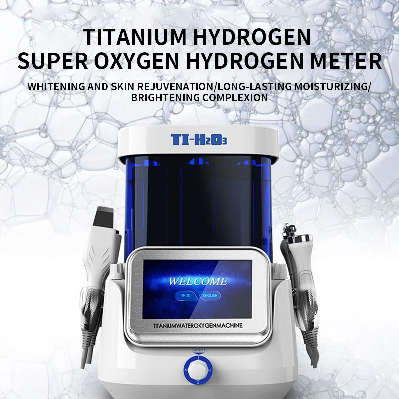 

Hydrogen and oxygen small bubble beauty instrument ZM139 water and oxygen skin management instrument 6-in-1 small bubble clean