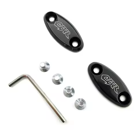 Mirror Block Off Cap Mirror Base Plates Cover For Honda CBR600 F4 F4i CBR600RR CBR 600RR 954RR 929RR CBR1000 CBR900RR CBR1000RR