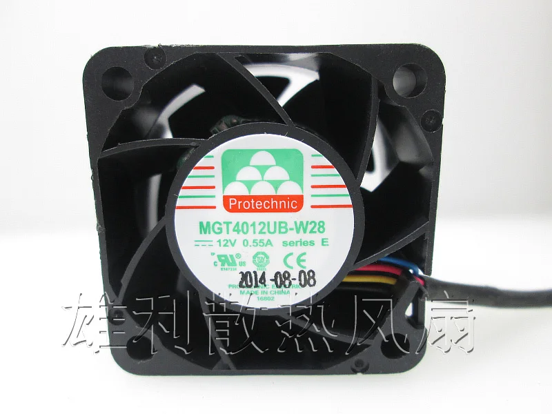 

NEW MGT4012UB-W28 4028 12V 0.55A 4CM/CMPWM Motor protection cooling