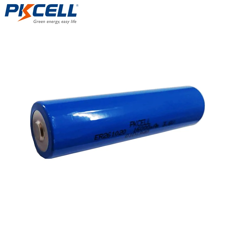 5Pcs/lot PKCELL 3.6V Lithium Battery ER261020 16000mAh Li-SOCl2 High Drain Battery