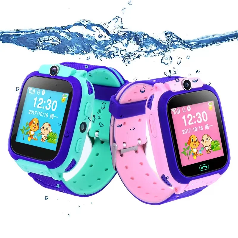 New Kids Smart Watch Waterproof Baby SOS Positioning 2G SIM Card Anti-lost Smartwatch Children Tracker Smart Clock Call Watch