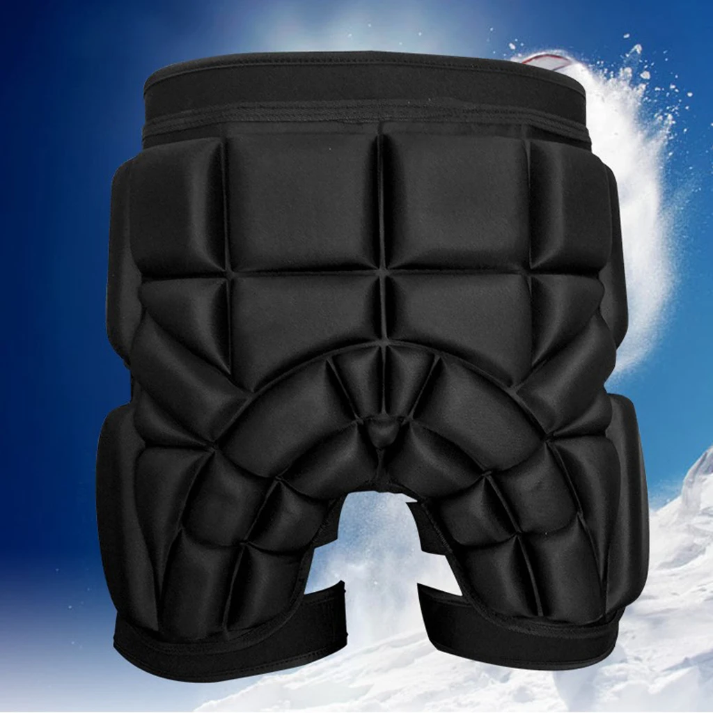 Protective Padded Shorts for Snowboard Skate and Ski 3D Protection for Hip Butt and Tailbone