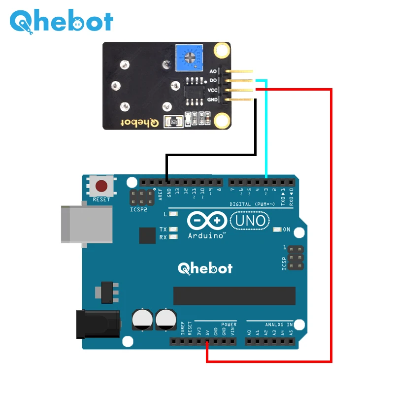 Gas Sensor MQ-7 Co Koolmonoxide Sensor Module Kolen Gas Detectie